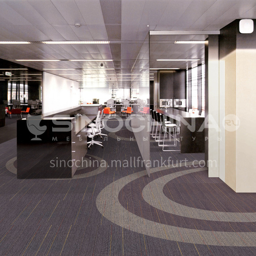 50*50cm PP+ bitumen Office Carpet 222K